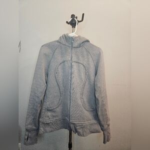 Lululemon Women's Scuba Hoodie Jacket. Grey. Size 10